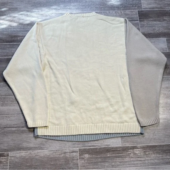 Vintage Y2K Webs Shadow Man Knit Graphic Sweater - Picture 3 of 8